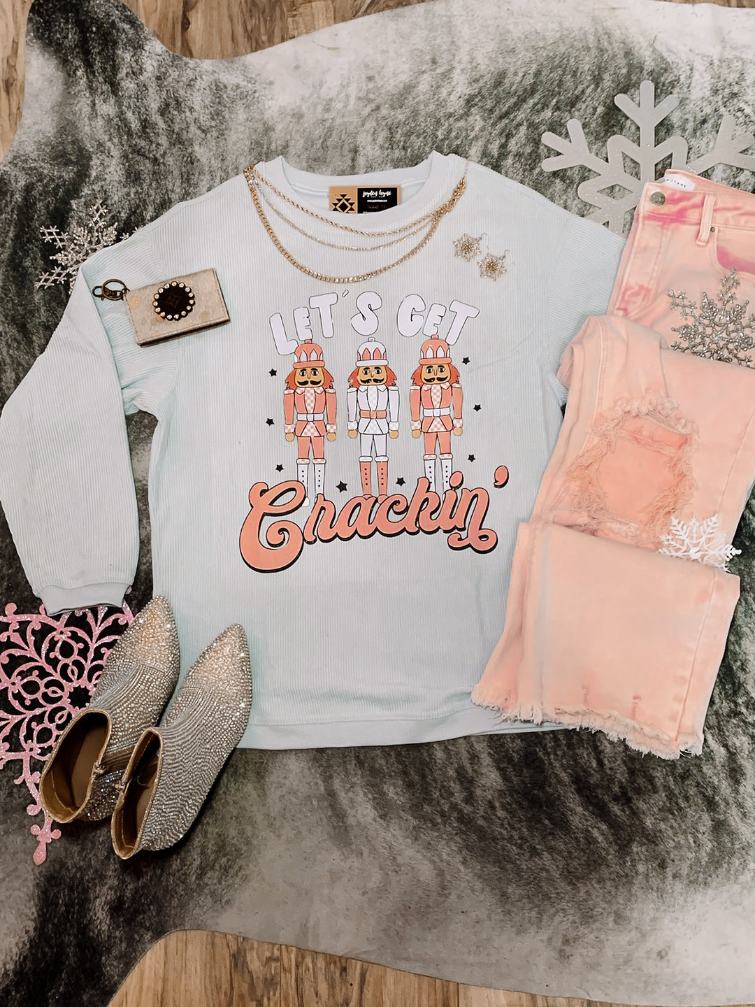Nutcracker Corded Long Sleeve Tee
