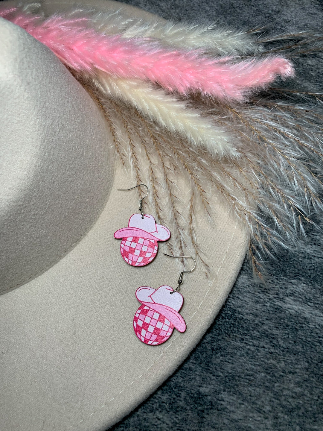 Disco cowgirl earrings