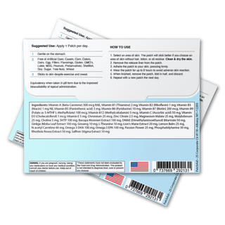 Focus and Clarity Patch - Cognitive & Memory Function