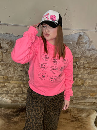 Snarky hearts sweatshirt