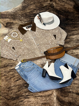 Western Animal Print Jacket