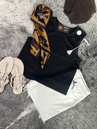 Solid Seamless Crop Tank Top