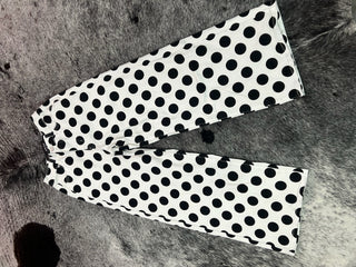 Ivory Polkadot Denim Pants