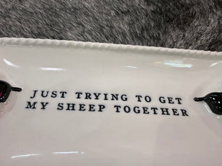 Sheep Everything Trinket Plate
