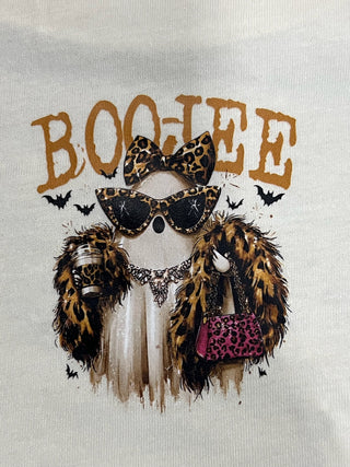 Boo-Jee Ghost Blingy Rhinestone Graphic Tee