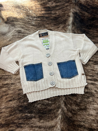 Rockstar Cardigan in Cream