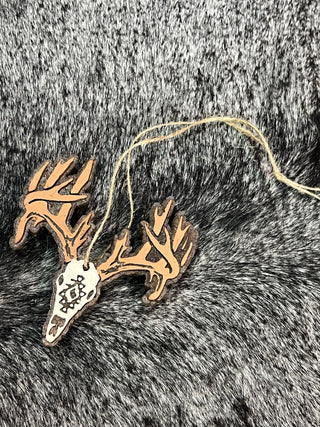 Aztec Deer Skull Car Freshie