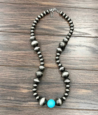 Handmade Very-Very-Big Navajo Bead Necklace