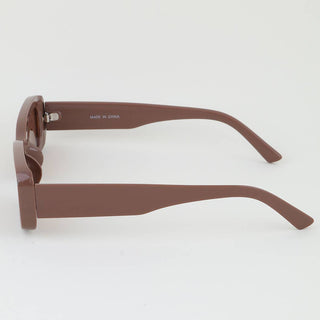Chic Wide Bar Block Sunglasses