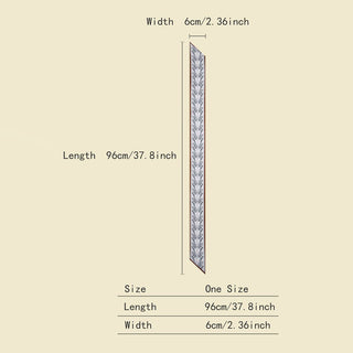 Letter & Floral Twilly Scarf