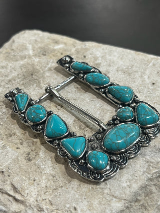 Turquoise Stone Belt Buckle