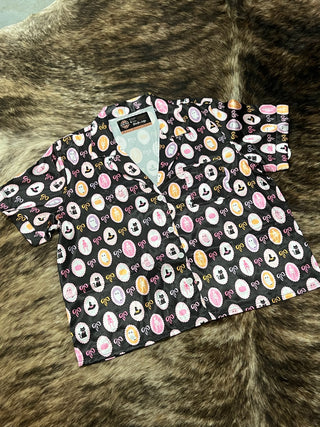 Fab-boo-lous Satin Pajama Short Set