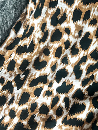 Leopard Wide Leg Pants