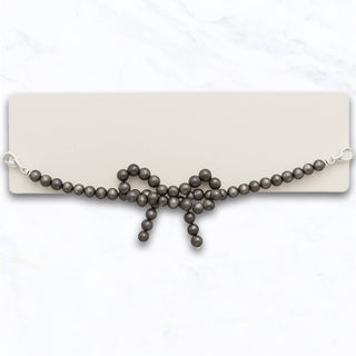 Bow Beaded Hat Chain