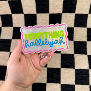 Everything Hallelujah car freshie