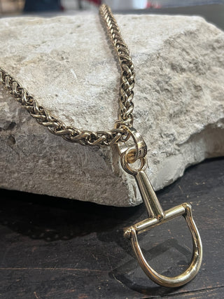 Curb Chain Horse Bit Necklace