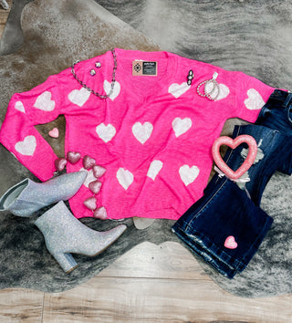 Heart sweater top