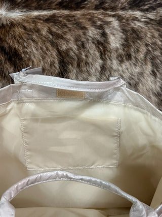 Solid Color PVC Tote Bag