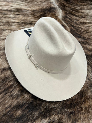 100% Wool Felt Western Cowboy Hat - Style Cattleman
