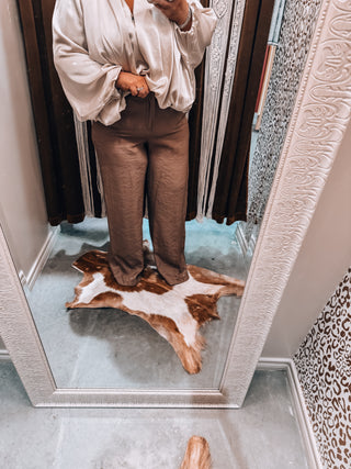 Mocha High Waisted Pants