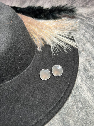 Large Gem Stud Earrings - Jayden Layne