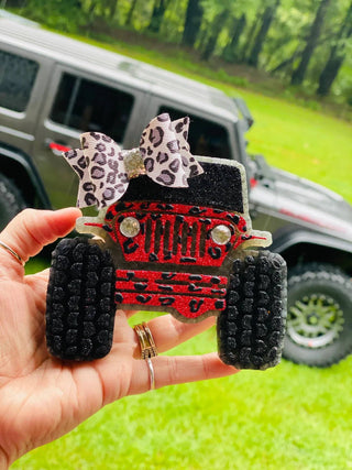 Leopard Print Jeep Freshie