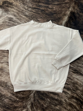 Solid Colored Mock Neck Pullovers