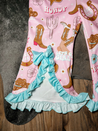 Kid’s cowgirl romper