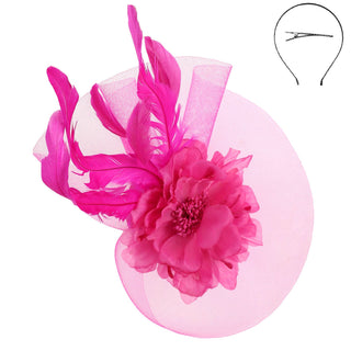Peonies Styled Fastened Fascinator