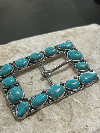Turquoise Stone Belt Buckle