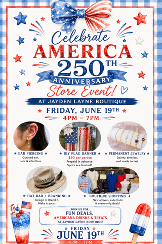 Americana Flag Craft - Prepaid