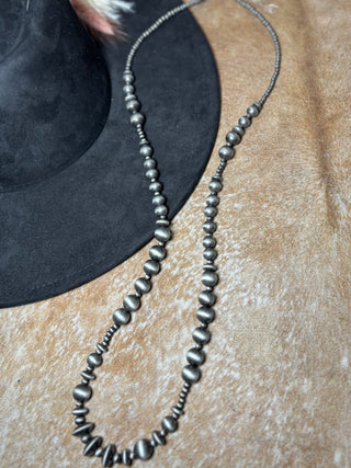 Long Navajo Bead Necklace