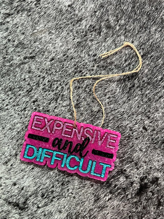 Expensive & Difficult" Car Freshie