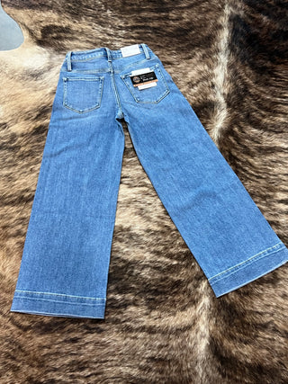 High rise crop wide leg jeans, photo 6