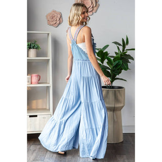 Pink Boho Overalls