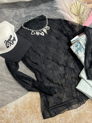 Lace Mesh Top