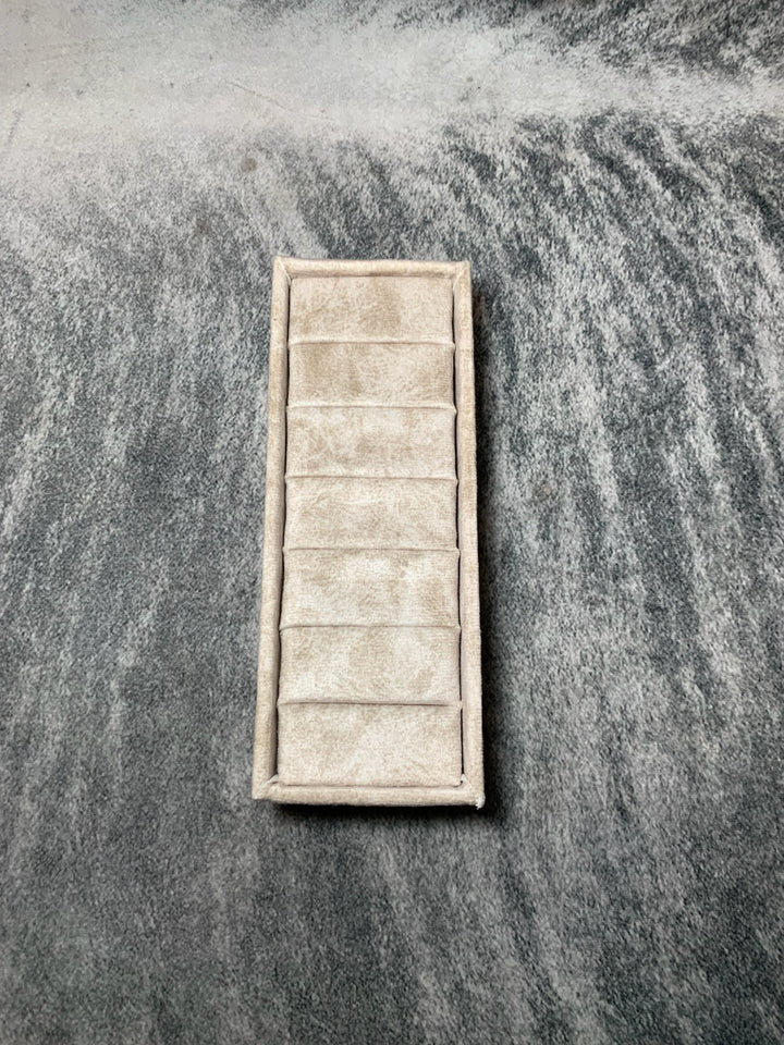 Medium Hair On Hide Leather Jewelry Box