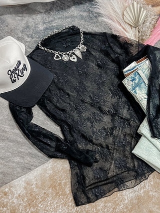 Lace Mesh Top