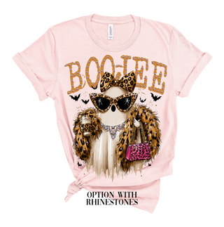 Boo-Jee Ghost Blingy Rhinestone Graphic Tee