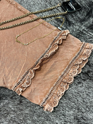 Half Sleeve Mineral Washed Dress