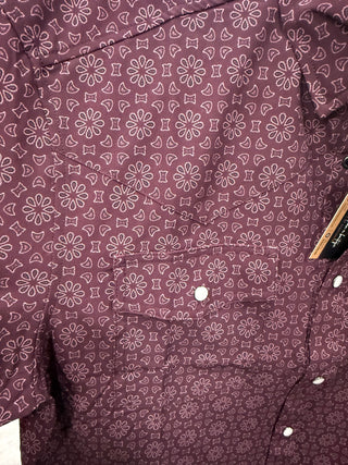 Men's Ferrell The Fletcher short sleeve pearl snap western shirt, photo 5