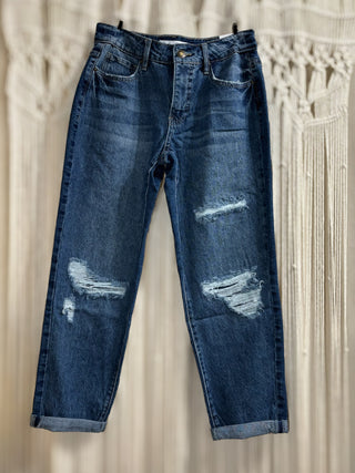 Missy mid-rise boyfriend ankle jean