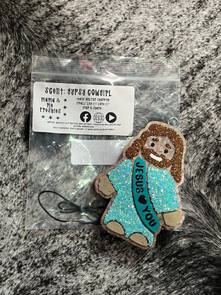 Jesus ❤️ U Freshie — Car Air Freshener