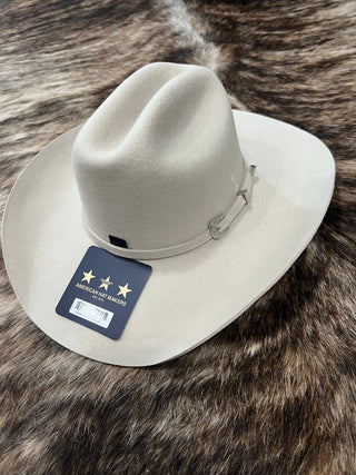 100% Wool Felt Western Cowboy Hat - Style Cattleman