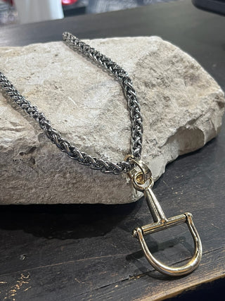 Curb Chain Horse Bit Necklace