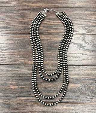 Four Strand Navajo Bead Necklace