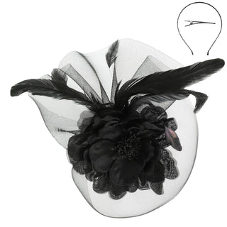 Peonies Styled Fastened Fascinator