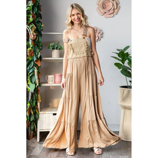 Pink Boho Overalls