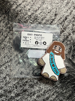 Jesus ❤️ U Freshie — Car Air Freshener