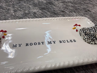 Rooster Everything Trinket Plate